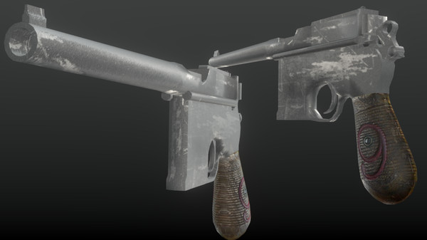 mauser military 3d model - Mauser Military pistol by TotexArtz
